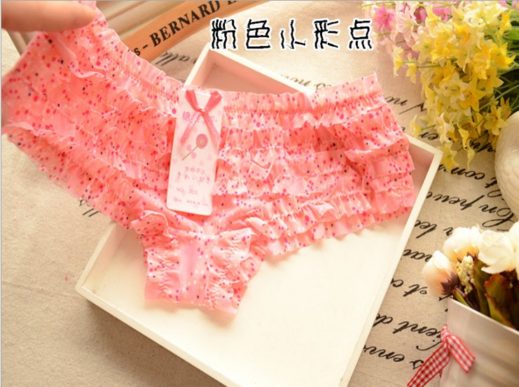 Quần lót cô gái dễ thương sexy lưới cô gái ren cúi thấp eo phụ nữ tam giác đồ lót bán buôn quan xi