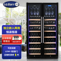 lebarr lebar L340S red wine cabinet thermostatic constant humidity home commercial recessed red wine cabinet double door ice bar