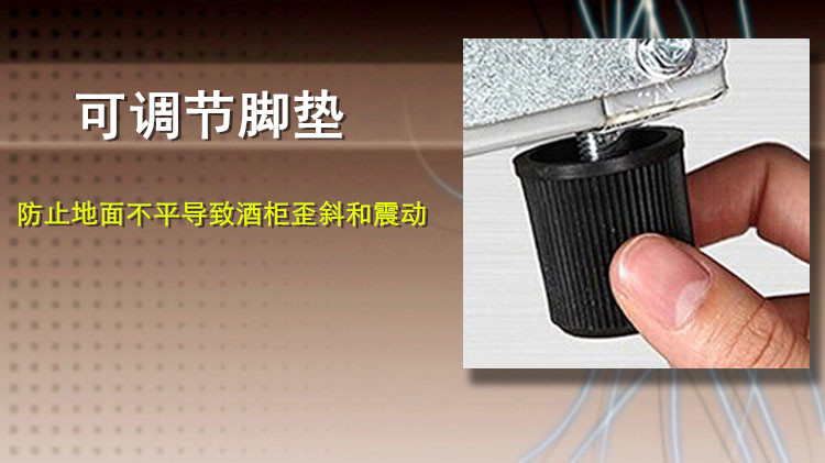 kệ gỗ đựng rượu Thanh nhạc Lebarr L340S-C máy nén khí hai cánh tủ rượu nhiệt độ không đổi tủ lạnh rượu khung gỗ bán trực tiếp - Tủ rượu vang tủ rượu hafele 12 chai