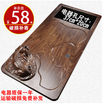 Stone tea pan solid wood without induction cooker Kettle tea set integrated single frame Stone tea table without electrical appliances