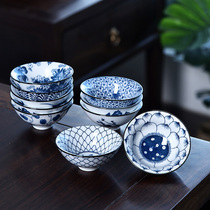 Ceramic Hops Cup Imitation Green Flowers Teacup Tea Tea Set Kung Fu Creativity Small Tea Cup Smelling Cups Tea Bowl Tea Bowl