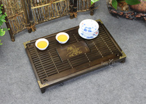 Tea set solid wood tea tray tea tray kung fu tea tray bamboo tea storage tea tray