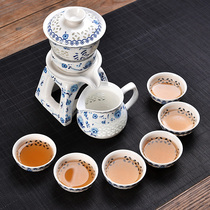 Stone grinding half fully automatic tea set suit ceramic teapot power tea cup half fully automatic sloth tea maker