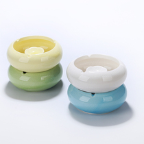 Ashtray ceramic creative personality fashion ashtray large bedroom office ashtray living room