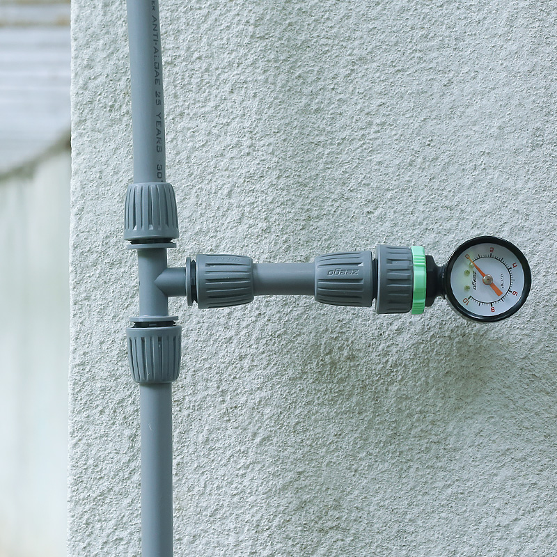 zeego7090 water pressure gauge automatic sprinkler system drip