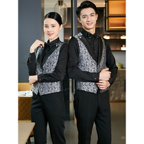Long Lier bar nightclub KTV waiter vest suit fashionable music restaurant catering restaurant work clothes for women