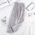 Cặp vợ chồng ngủ quần mùa đông dày nam và nữ flannel quần ấm san hô lông cừu nhà có kích thước lớn có thể mặc bên ngoài