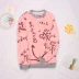 Pyjama áo đơn nữ mùa thu và mùa đông san hô nhung dày ấm ấm lỏng rộng kích thước lớn flannel mui xe mặc nhà mặc bên ngoài mặc shop đồ lót Pyjama