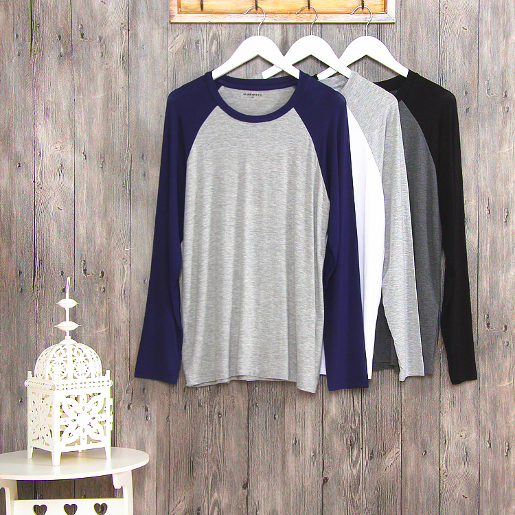 Bộ đồ ngủ nam mùa thu quần dài tay modal cotton mỏng phần quần áo mùa thu quần dài size lớn chạm đáy co giãn bộ đồ mặc nhà