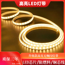 Opp LED lighting 5050 type 3528 rubber sleeve patch highlight anti-glare water new three-segment dimming ceiling light strip