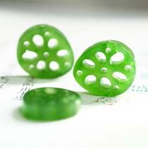 (Bear family) original Hetian jade Russian jasper bracelet bracelet lotus phong old mine jasper cats eye smoke purple