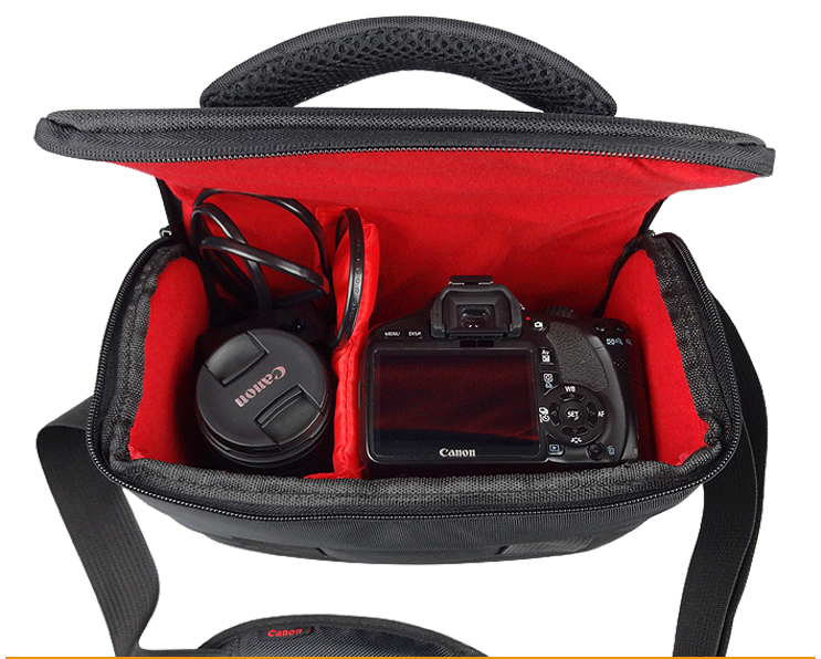 Túi đựng máy ảnh DSLR túi đeo vai 60d 760d 6d 70d 80D1200D 600D5D2 - Phụ kiện máy ảnh kỹ thuật số túi đựng máy ảnh bằng da