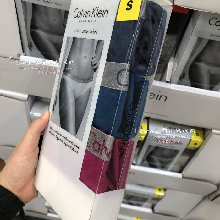 Bà Lynda chống Mỹ viết CK Calvin Klein tóm tắt đóng hộp ba tải quần lót bé gái
