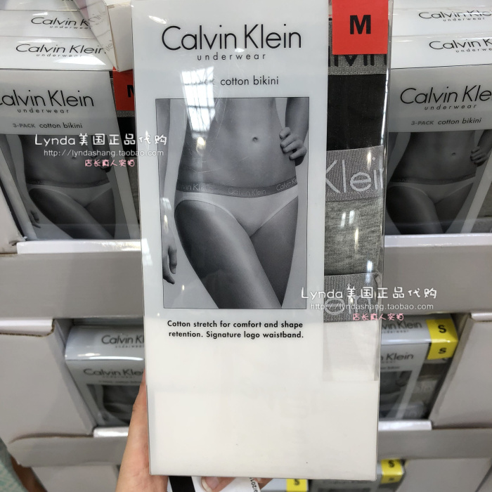 Bà Lynda chống Mỹ viết CK Calvin Klein tóm tắt đóng hộp ba tải quần lót bé gái