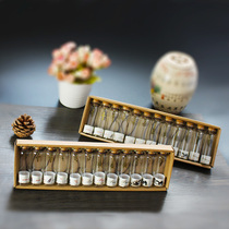 A box of 12 wishing bottles desert sand sand sand sea sand small glass bottle creative with lid gift 520 friends female