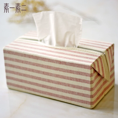 素一素二 Креативная настольная салфетка для лица, милая ткань, бумажные салфетки для гостиной для автомобиля для домашнего использования, простой и элегантный дизайн