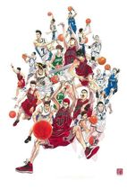 SLAM DUNK slam dunk master basketball flying man when the slam dunk full version of the limited poster