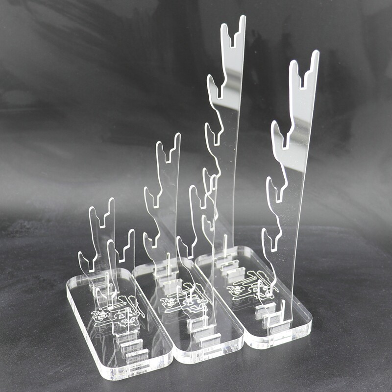 God painted Acrylic weapons display frame 2 layer 3 layer 5 layer transparent acrylic arm frame bracket