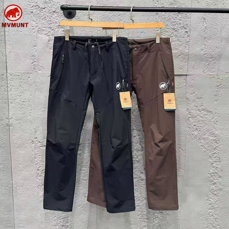 【Xiangjia Clearance】Mammoth's Celestial Pattern Men's and Women's Outdoor Long Pants, Spring and Autumn Waterproof, Wear-Resistant Softshell Hiking Straight-Leg Pants