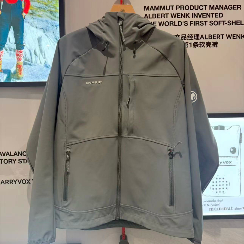 【Xiangjia Clearance】Mammoth's Celestial Pattern Men's and Women's Hooded Outdoor Windproof and Waterproof Couple's Jacket