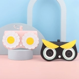 Модные портативные брендовые милые солнцезащитные очки, сумка для хранения, защита при падении