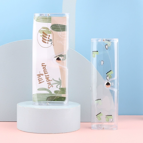 Очки, портативная коробка, детская японская прозрачная система хранения, коллекция 2023, изысканный стиль