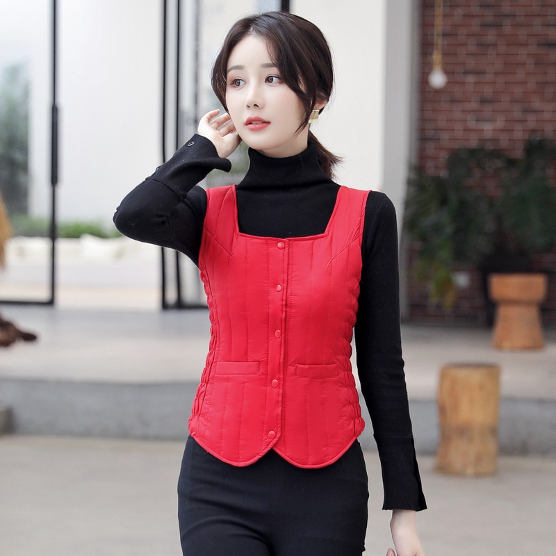 xuống của phụ nữ vest mùa thu ấm áp mỏng mặc mùa đông vest của phụ nữ và mùa đông mặc mùa đông phụ nữ mật godware mỏng