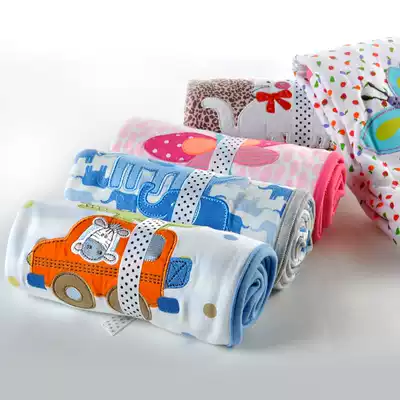 Multifunctional baby blanket Spring and autumn pure cotton double-layer blanket blanket blanket newborn hug blanket towel cloth soft