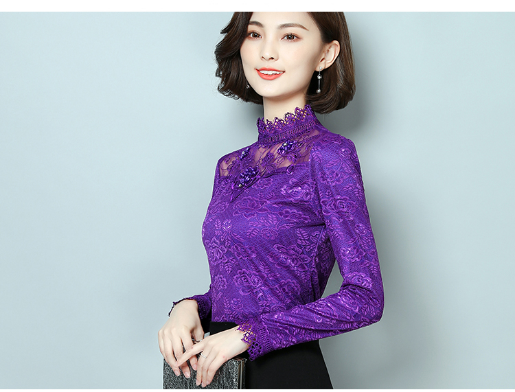 Mùa thu và mùa đông liền mạch cơ thể đồ lót nhiệt của phụ nữ cộng với nhung dày ren cao cổ áo đáy quần áo mùa thu có thể được mặc áo thu đông nam nữ