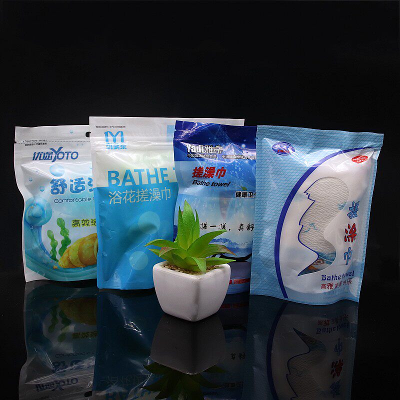 You Beijing Yadi Yameile paid supplies one-time comfortable cleansing bath flower rubbing towel Tu rubbing back bath towel