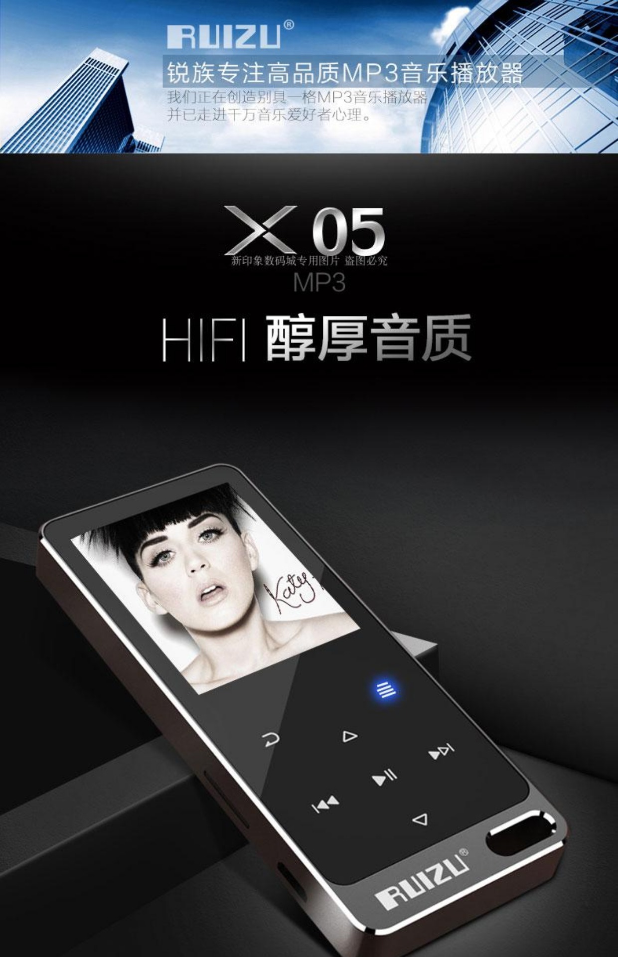 máy nghe nhạc mini Màn hình cảm ứng kim loại sắc nét X05S máy nghe nhạc mp3mp4 bên ngoài thẻ mini sinh viên Walkman ghi âm máy nghe nhạc apple ipod