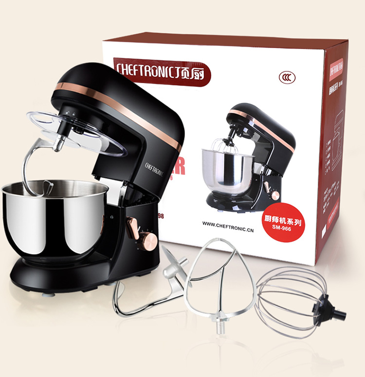 máy đánh trứng kitchen Máy bột nhào công suất cao máy đánh trứng điện máy làm kem để bàn 5L máy pha sữa nắp máy đầu bếp thương mại - Máy trộn điện máy nhồi bột bosch