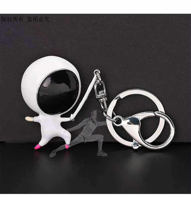 New fencing villain keychain fencing keychain villain keychain novel style and super good quality