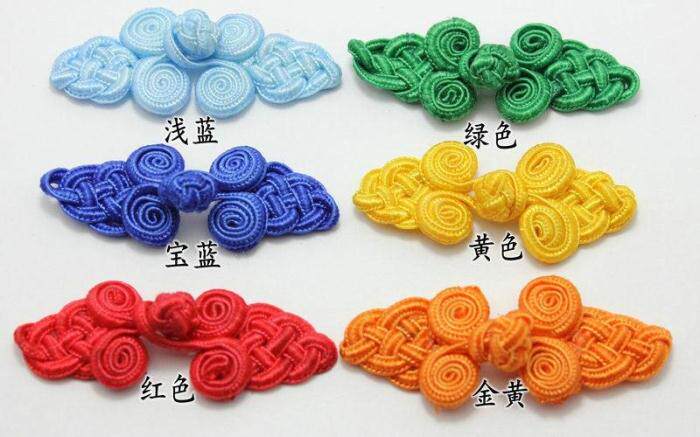 Disc buckle female midway round strawberry handmade retro qipao clothes Tangclothing baby buttons Accessories Materials for Naked Body Accessories