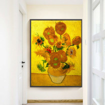 2021 5D Diamond painting full diamond living room Van Gogh sunflower sunflower art point beaded cross stitch 2020