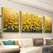 5d Diamond painting 2021 New Full diamond living room triple painting hair fortune tree masonry stickers show crystal cross stitch 2020