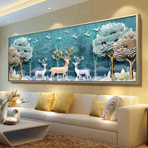 Diamond painting 2021 new cross stitch 5d full diamond full sticker handmade modern elk living room bedroom large 2020