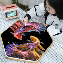 5d Diamond painting 2021 New Full diamond living room koi bedroom dining tiled stone stickers cross stitch 2020