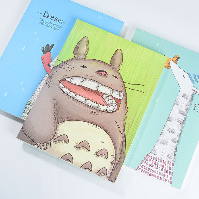 Turn up 16K sketch book hand-painted hipster simple students with cartoon cute painting white paper graffiti book