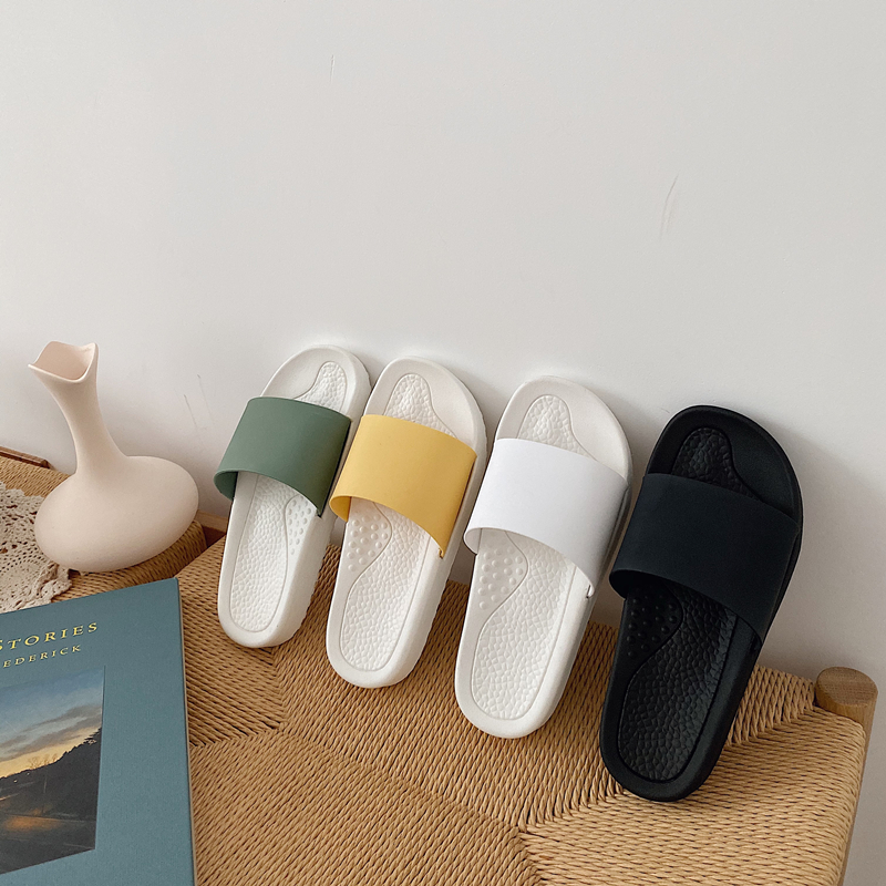 Han Edition Fashion Indoor Home Use Bathroom Bath Slippers Casual Minima 100 lap outside wearing non-slip sandals Shoe women Summer