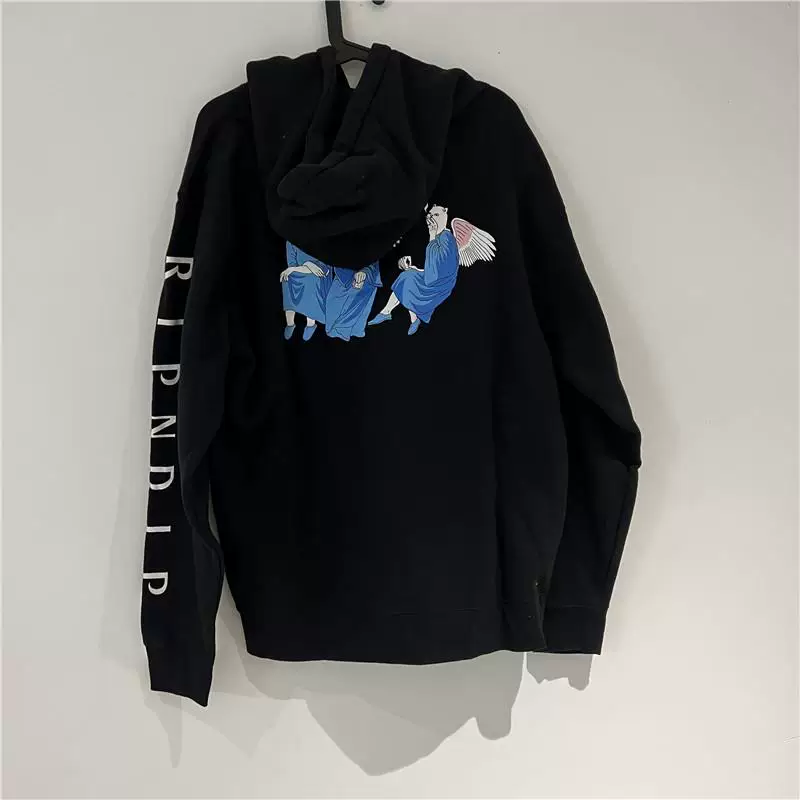 Новая одежда City RIP N DIP Angel Devil Cat Velvet худи с капюшоном для мужчин и женщин, парный трендовый бренд повседневный толстовка с капюшоном