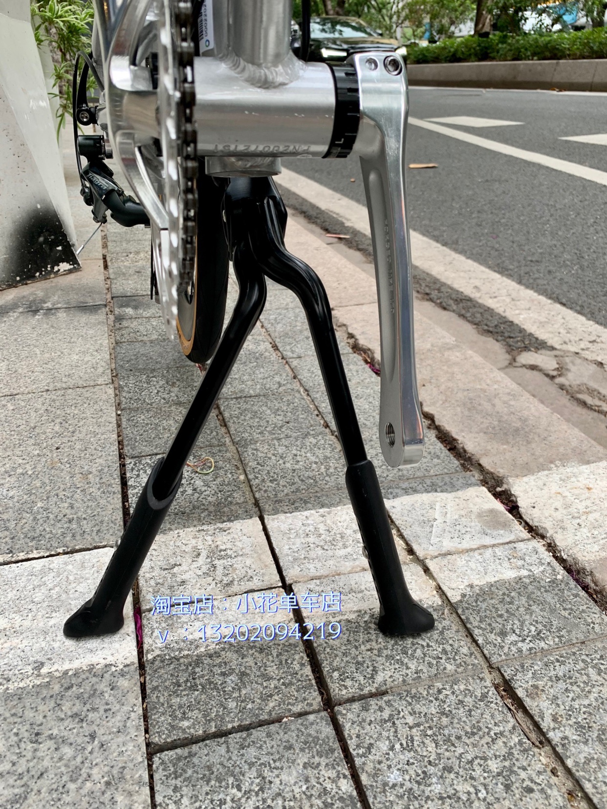 litepro20 inch -28 inch feet foot brace parking rack mid bracket aluminum alloy adjustable bike double support-Taobao