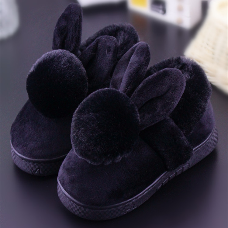 Chaussons enfants en suède pour hiver - semelle caoutchouc - Ref 1031099 Image 9