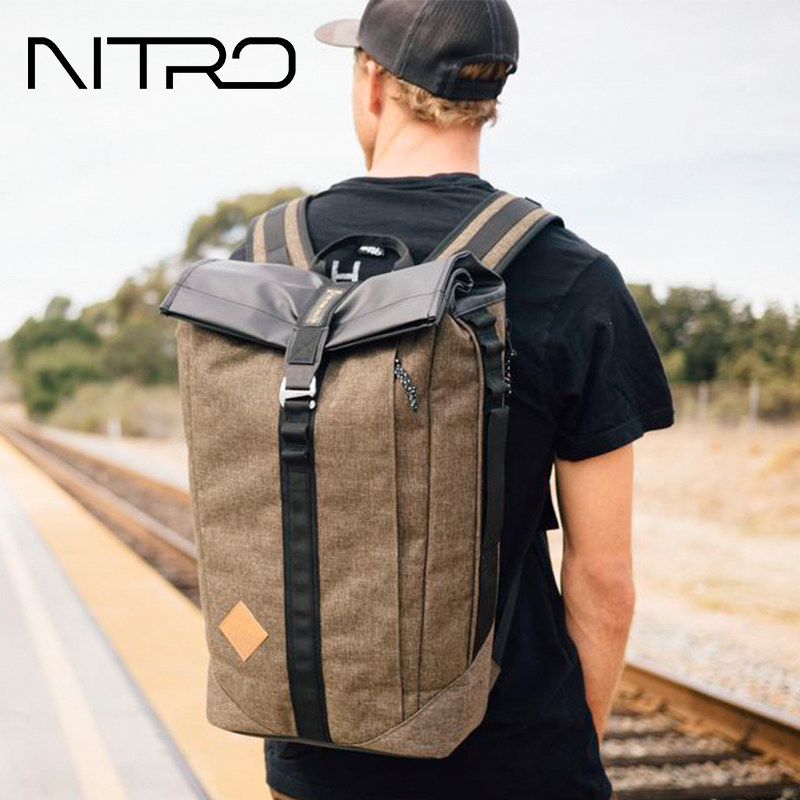 NITRO Casual Double Shoulder Bag Pen Electric Package Tide Large Capacity Multifunction Men Travel Waterproof SHOULDER BAG