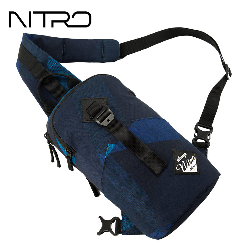 NITRO Chest Bag Men's New Fashion Single Shoulder Small shoulder bag Inclined Satchel Satchel Multifunction Tide Card Bag Single Shoulder Bag