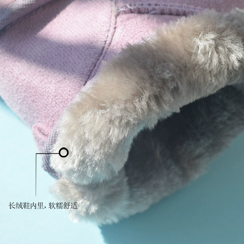 Специальное очистка цен! Японские межсезонные детские ботинки сгущенные плюшевые детские ботинки против ряд