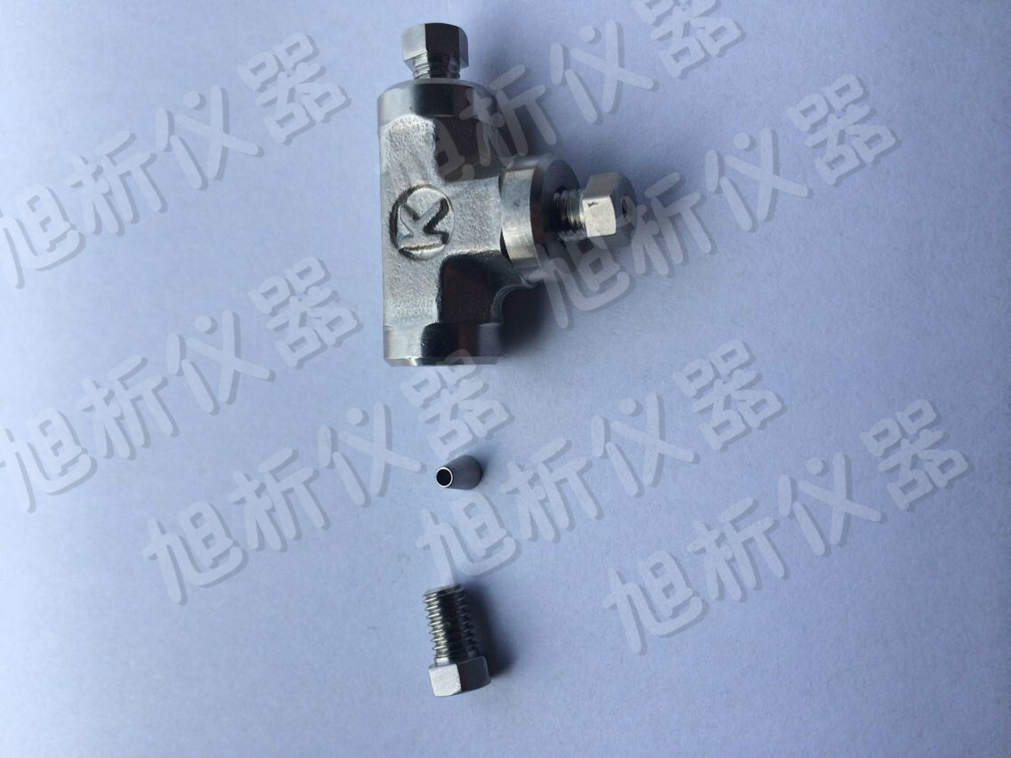 熊川不锈钢卡套三通接头 316L不锈钢 色谱三通 1/16英寸 高压防腐