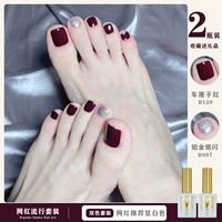 Cherry Red B129 + Platinum Fine Flash B097 10ML