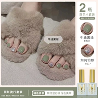 Avocado Green B278 + Fine Flash Platinum Silver B277 10ML