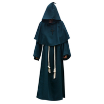 Medieval Beatle cloister cloak cloak cloister monk cloak with long sleeve shambolic guide adult cosplay blouses